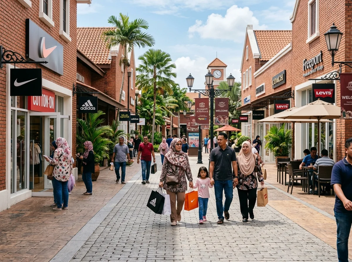 Window-shopping percuma di Freeport A'Famosa