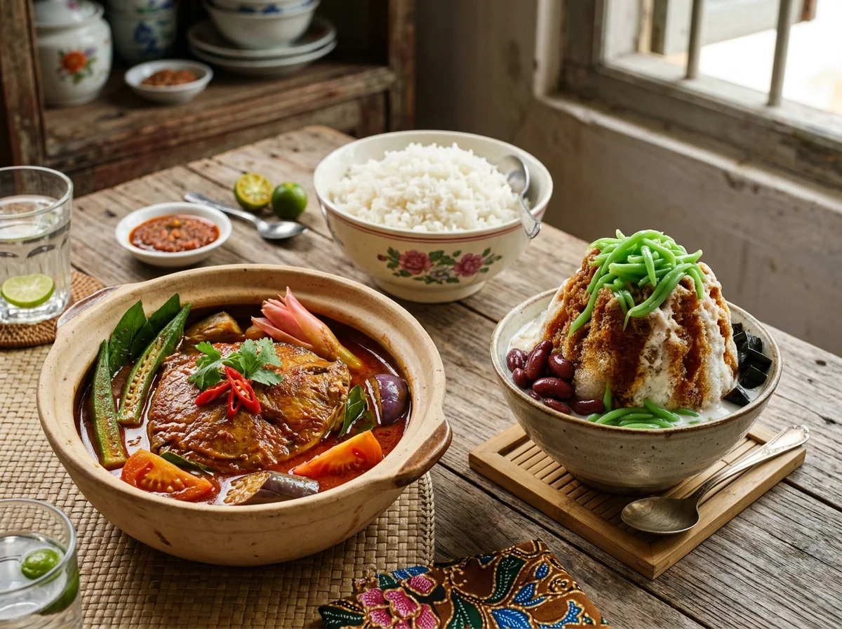 Asam pedas dan cendol warisan Melaka