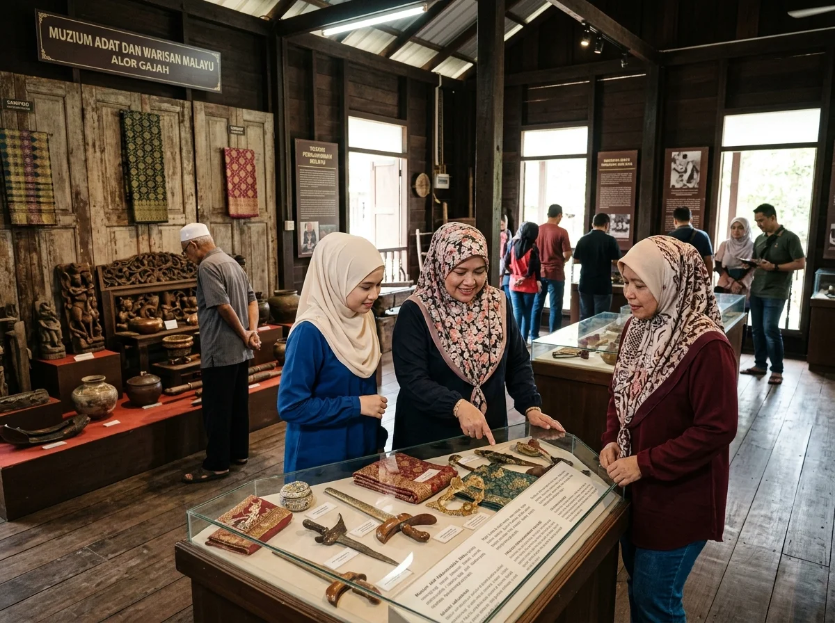 Pameran adat dan warisan di Muzium Alor Gajah