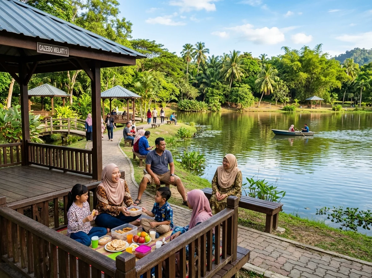 Tasik Melati di Kangar berhampiran Arau