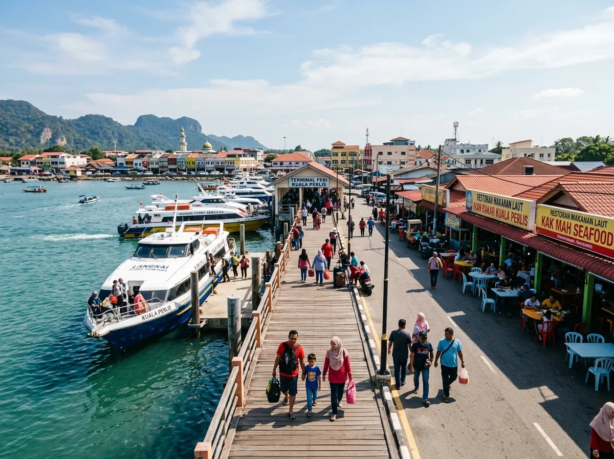 Jeti feri Kuala Perlis ke Langkawi