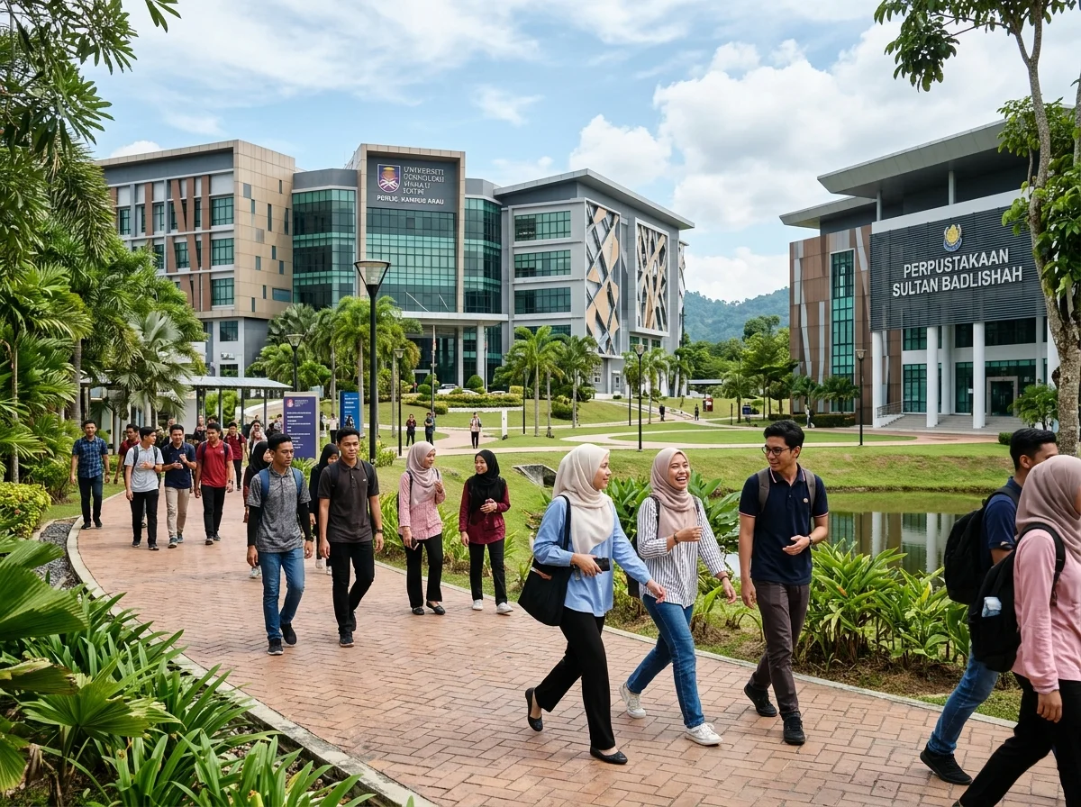 Kampus universiti UniMAP dan UiTM di Arau