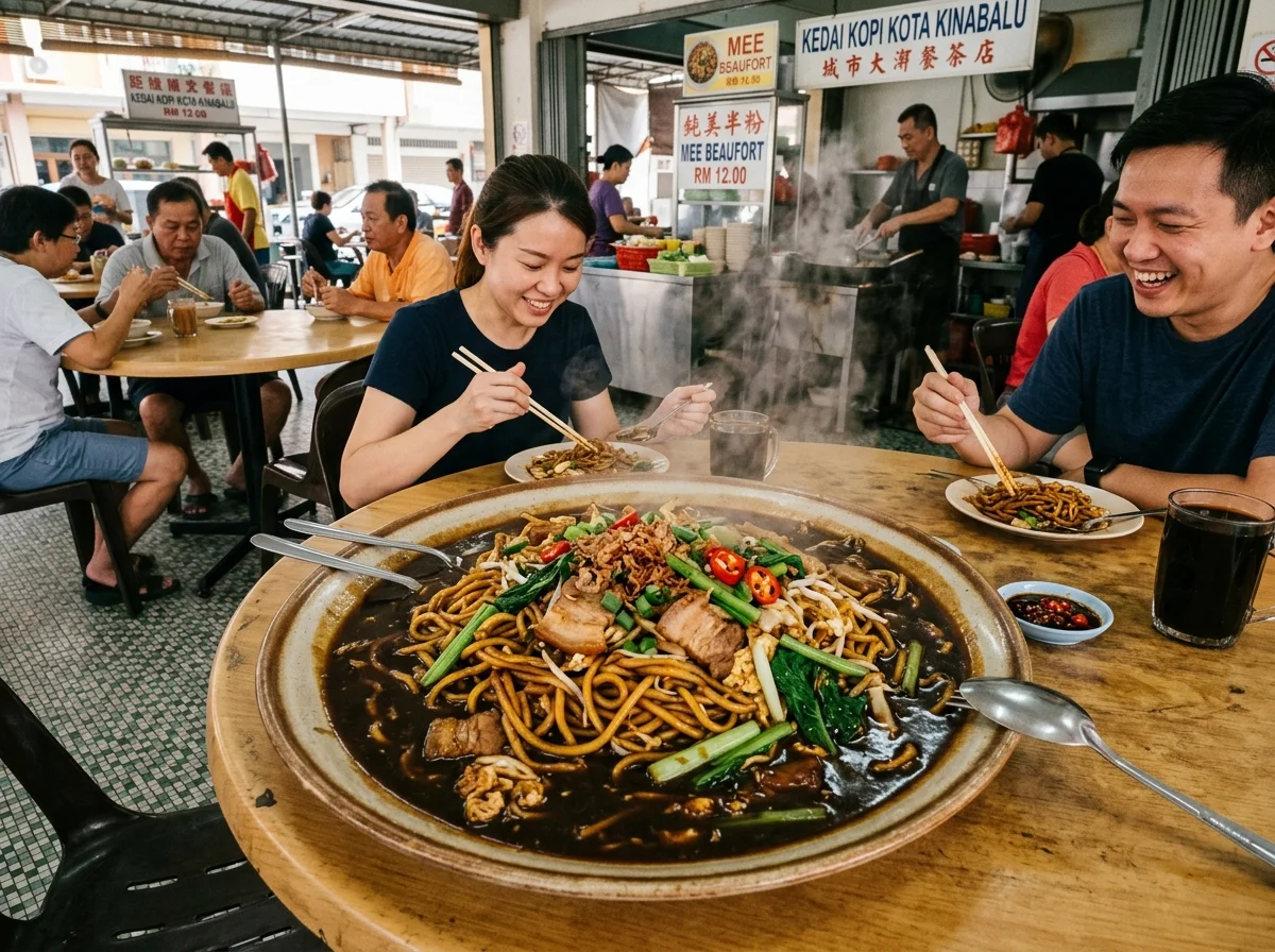 Mee Beaufort, mee goreng gelap ikonik pekan