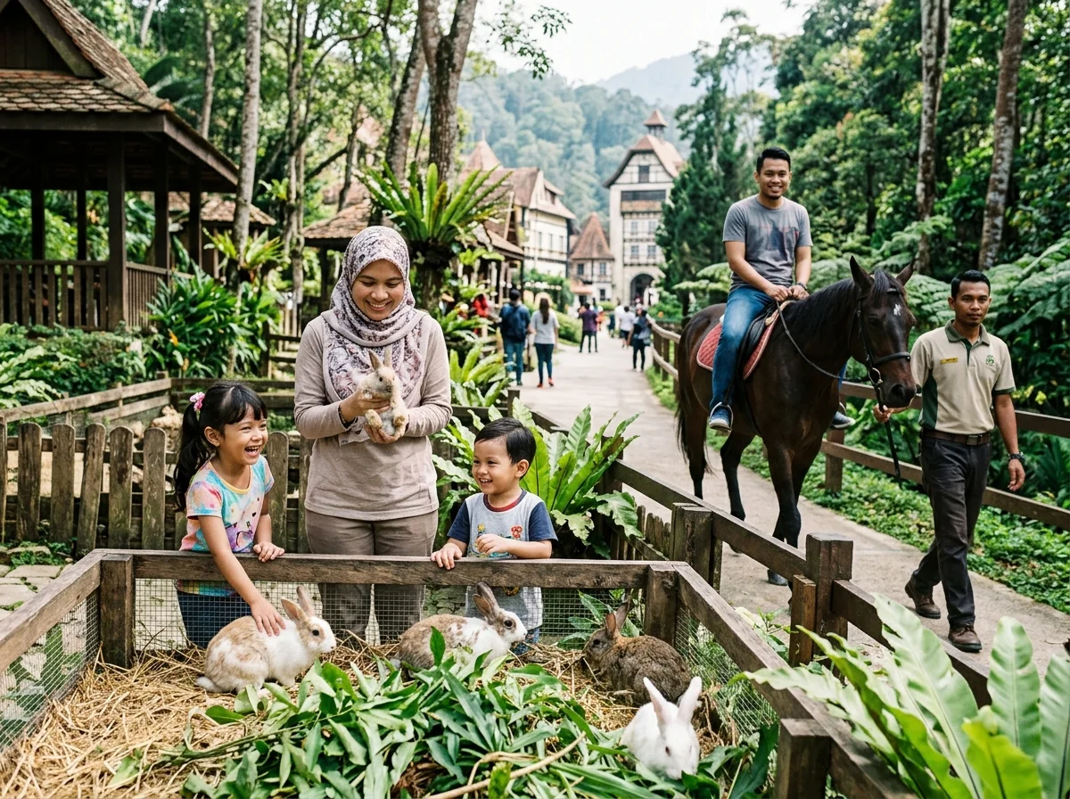 Aktiviti keluarga di Berjaya Hills