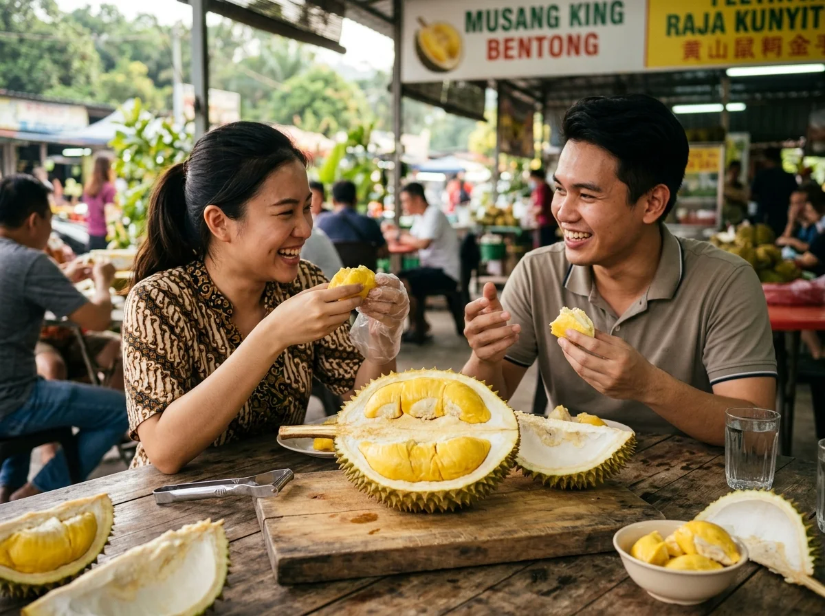 Durian Musang King segar dari Bentong
