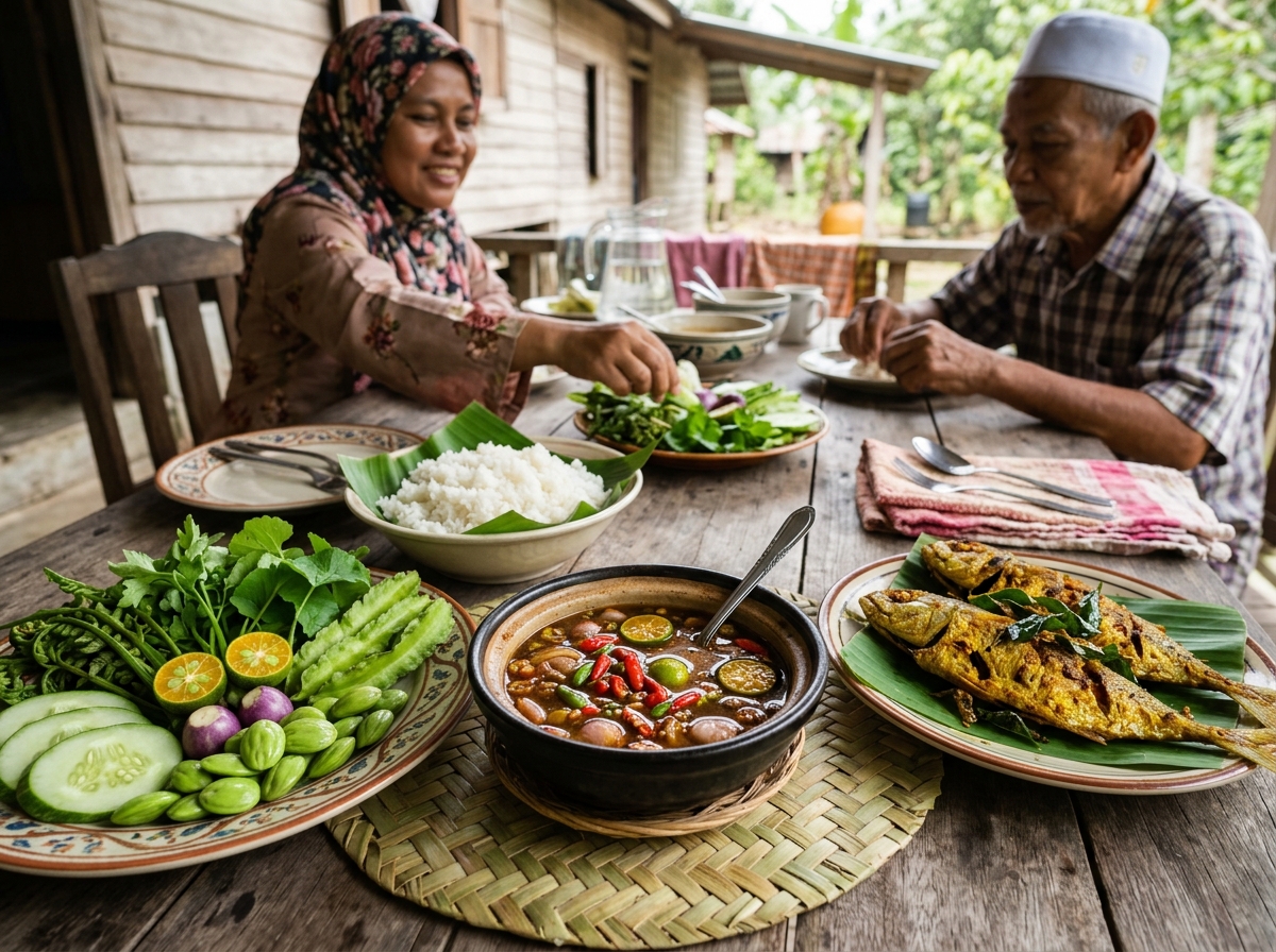 Budu dalam botol kaca tradisional