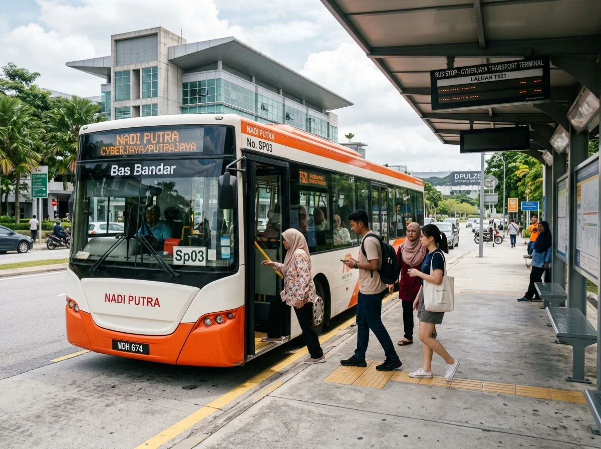 Bas Nadi Putra di Cyberjaya