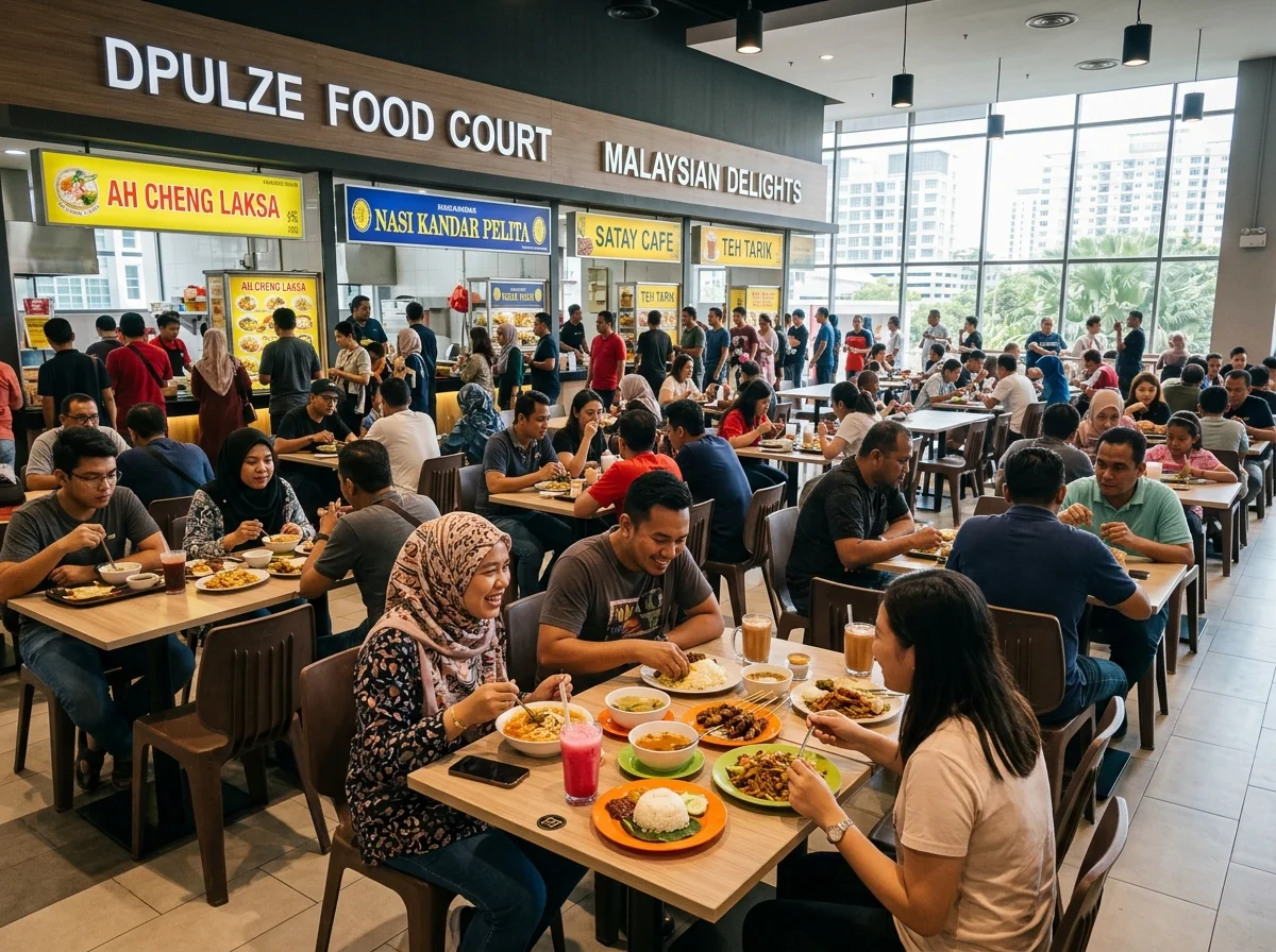Medan selera di DPulze Shopping Centre Cyberjaya