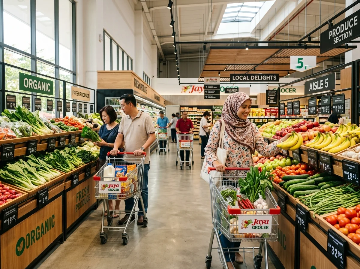 Pasar raya Jaya Grocer di Cyberjaya