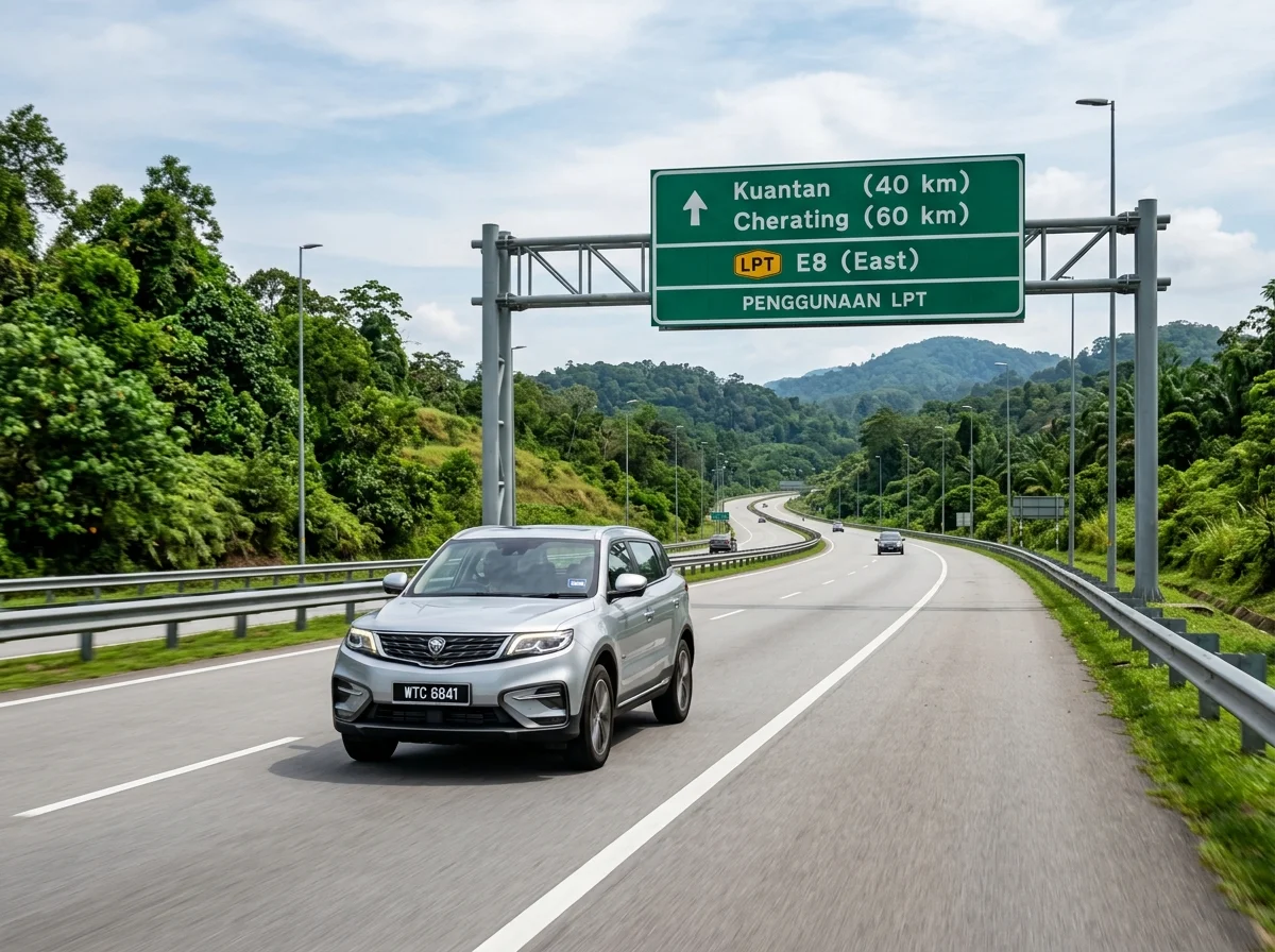 Memandu ke Cherating ikut Lebuhraya Pantai Timur