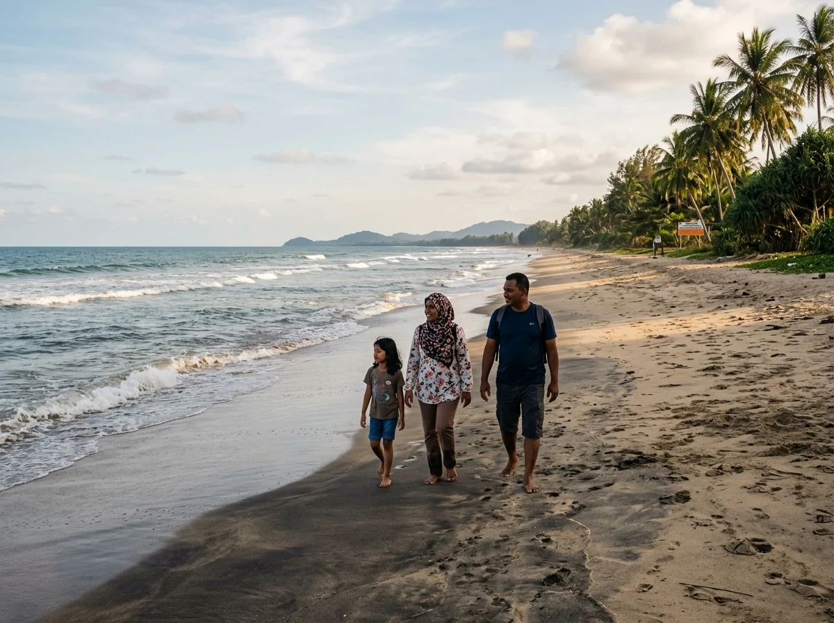 Pantai Rantau Abang percuma untuk dilawati