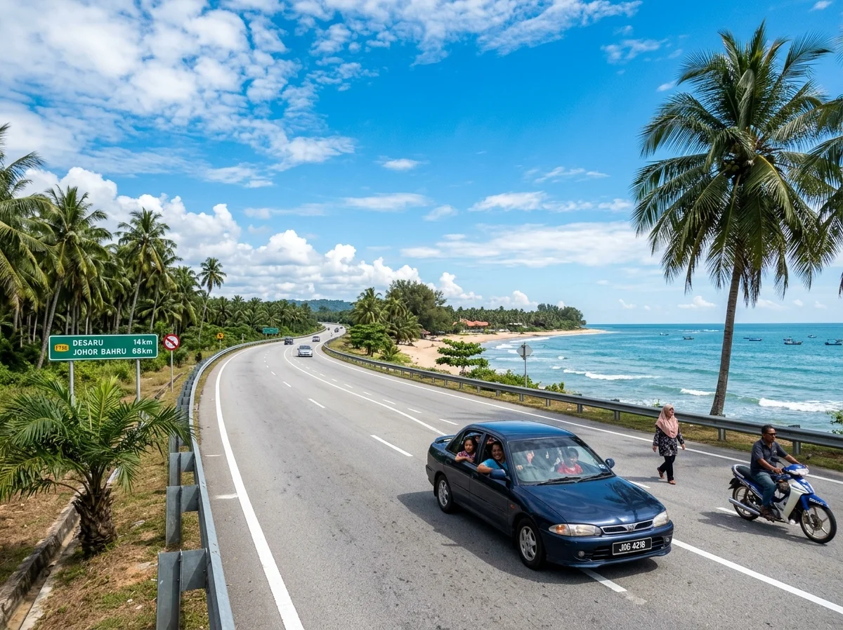 Pemanduan dari Johor Bahru ke Desaru