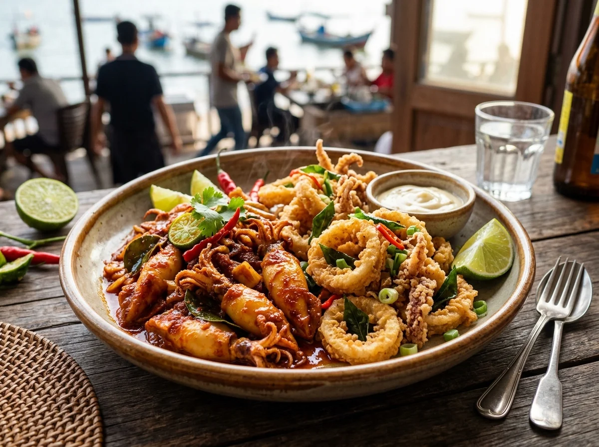 Sotong dan hidangan laut