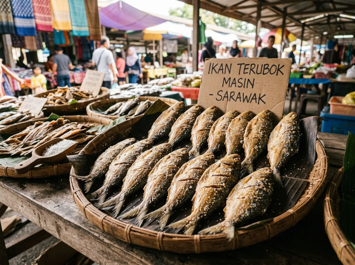 Ikan terubok masin, makanan istimewa Sarawak