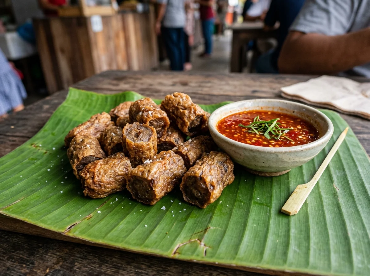 Keropok lekor segar di gerai Kota Bharu