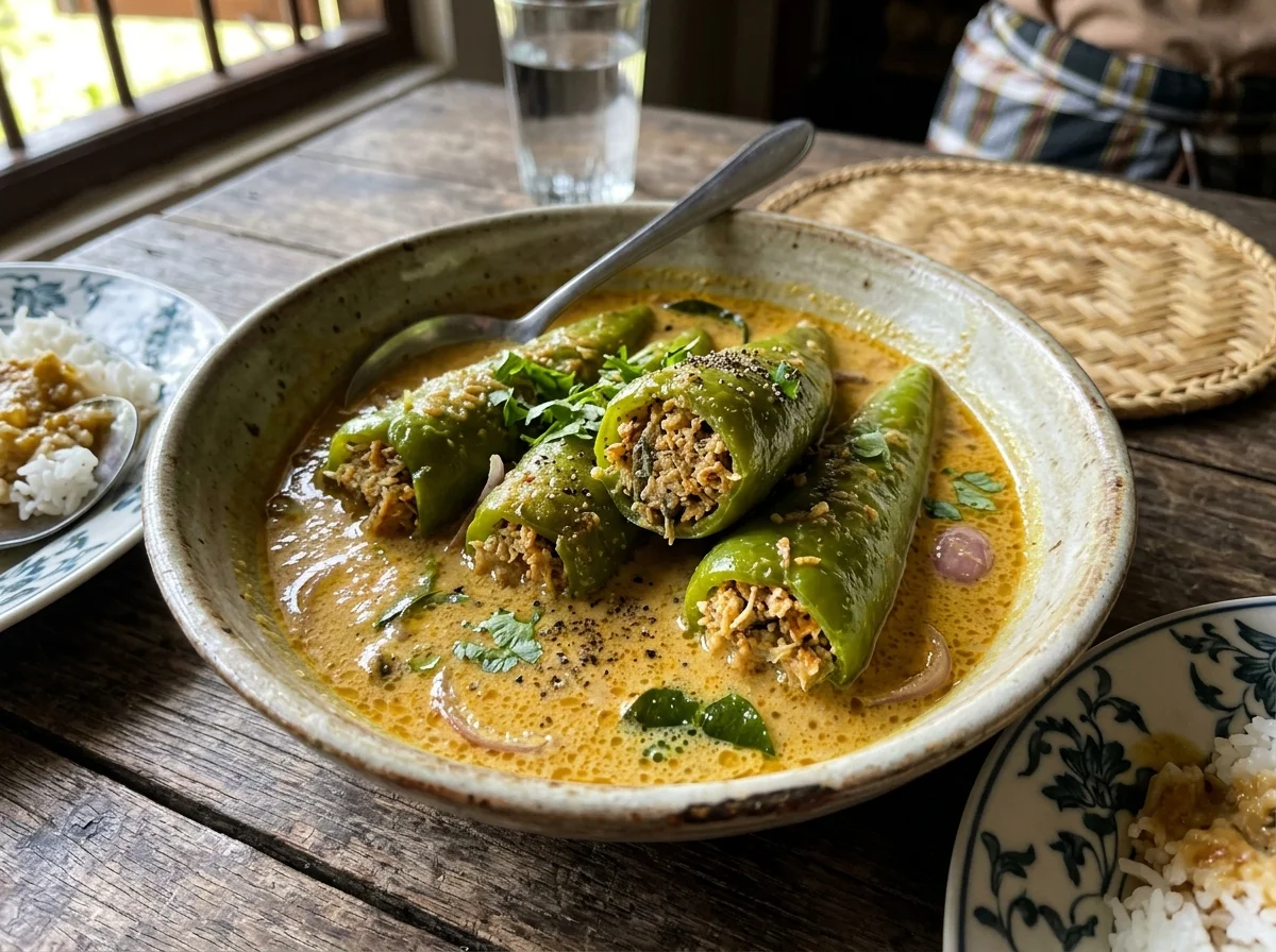 Solok lada isi ikan kukus khas Kelantan