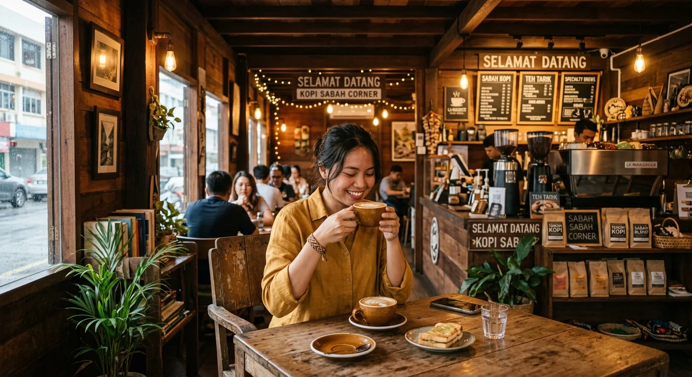 BlackBean Coffee & Tea Culture KK — kopi lokal Sabah