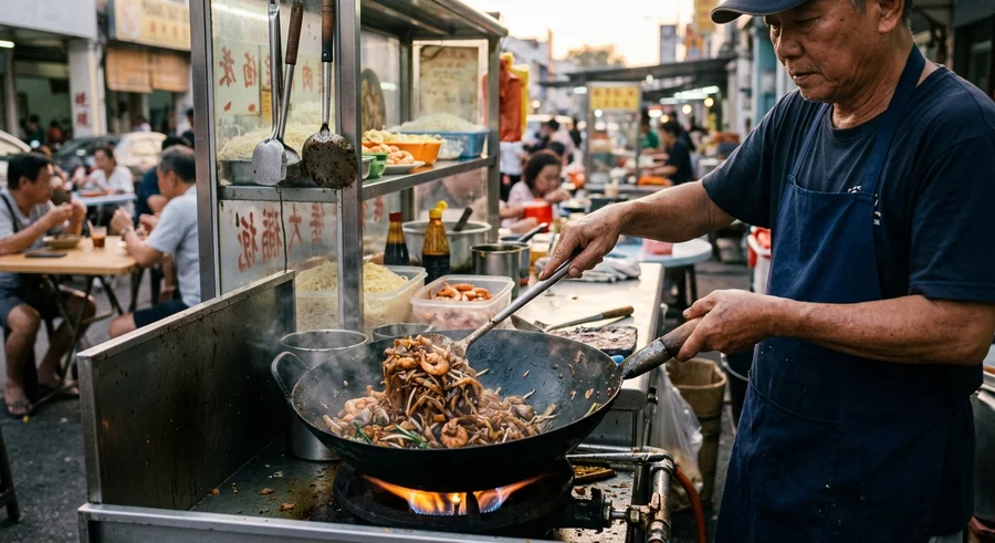 Char kuey teow Penang