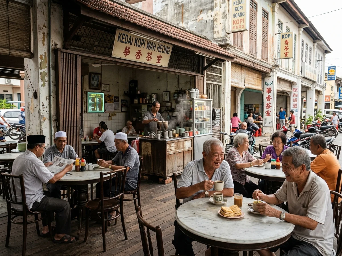 Kopitiam lama di pekan Gua Musang