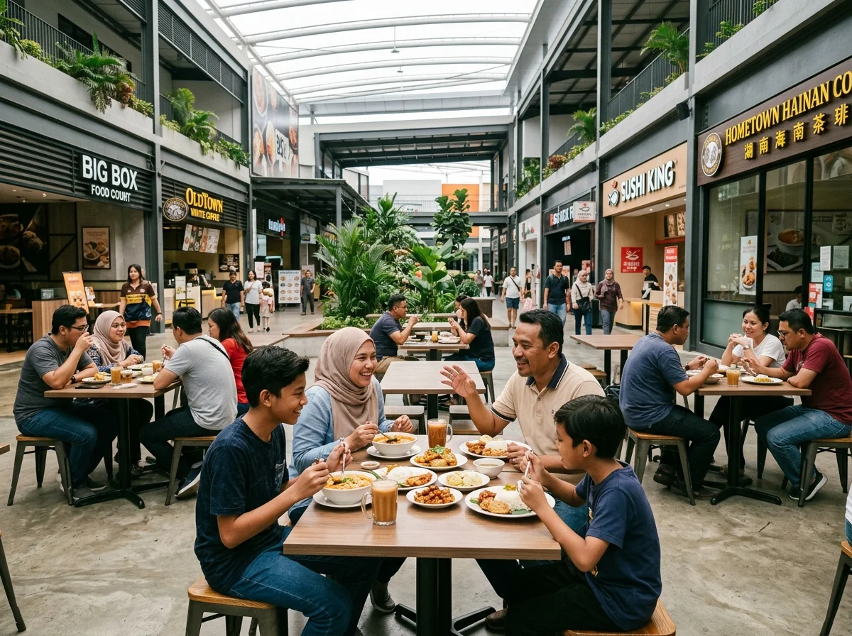Tempat makan di Sunway Big Box Retail Park Iskandar Puteri