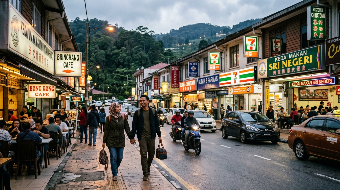 Hari 1 sampai di Tanah Rata