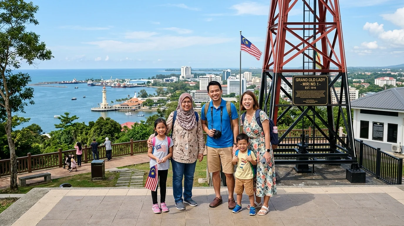 Hari 1 Miri — Canada Hill, Grand Old Lady dan Muzium Petroleum
