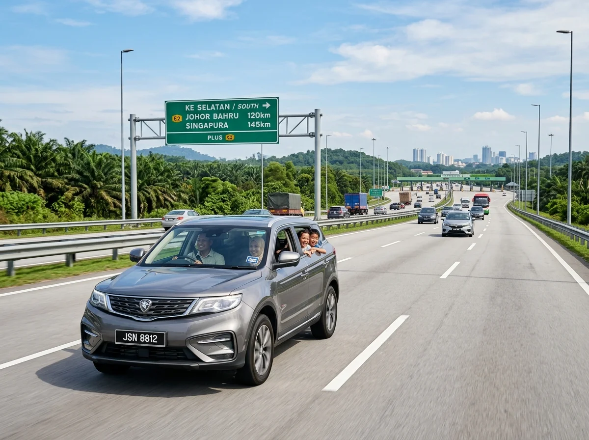 Dari Kuala Lumpur ke Johor Bahru