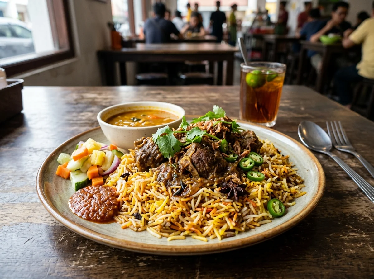 Nasi beriani gam