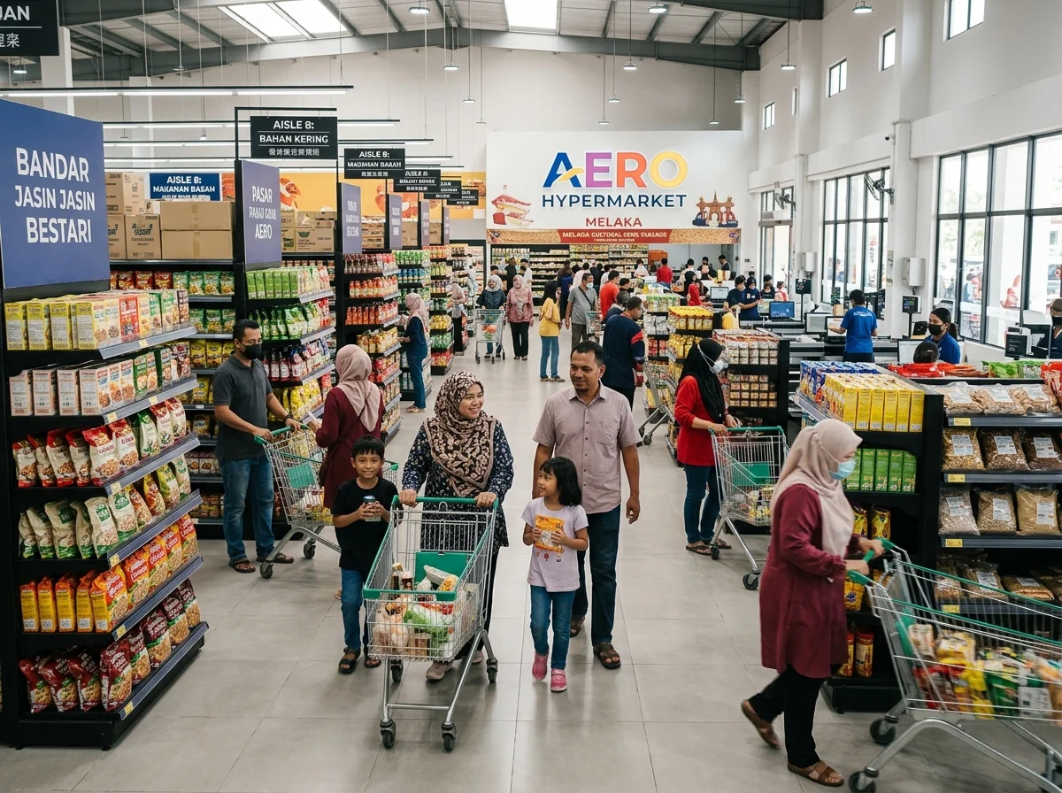 Hipermarket MyDIN di Bandar Jasin Bestari