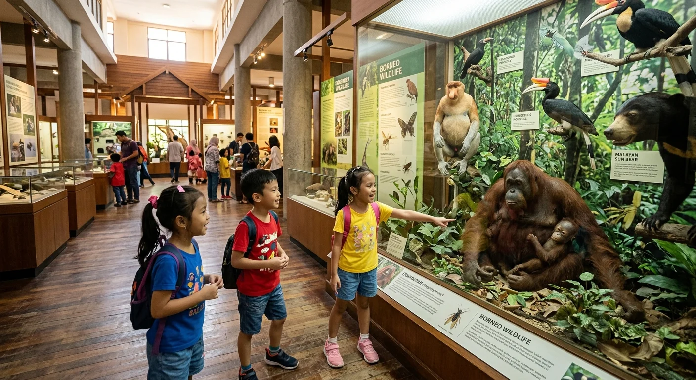 Muzium Sabah KK — pameran semula jadi dan budaya Borneo