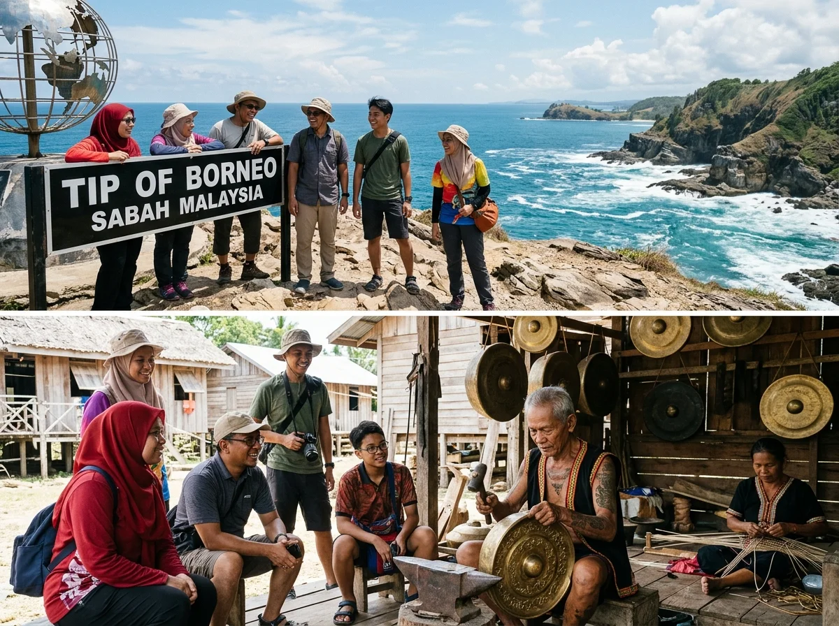 Hari 2 di Tip of Borneo dan kampung budaya Rungus