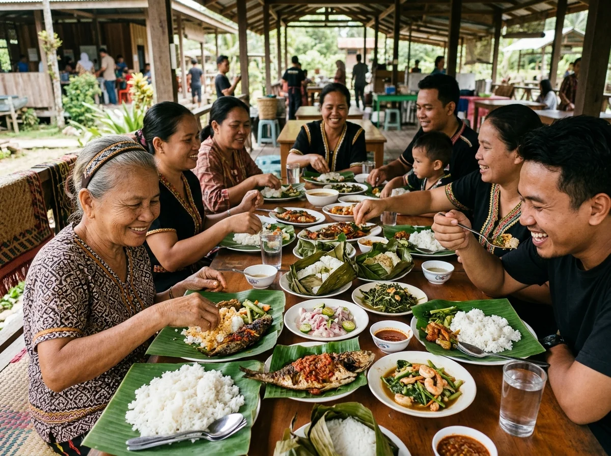 Masakan tempatan Rungus dan Sabah