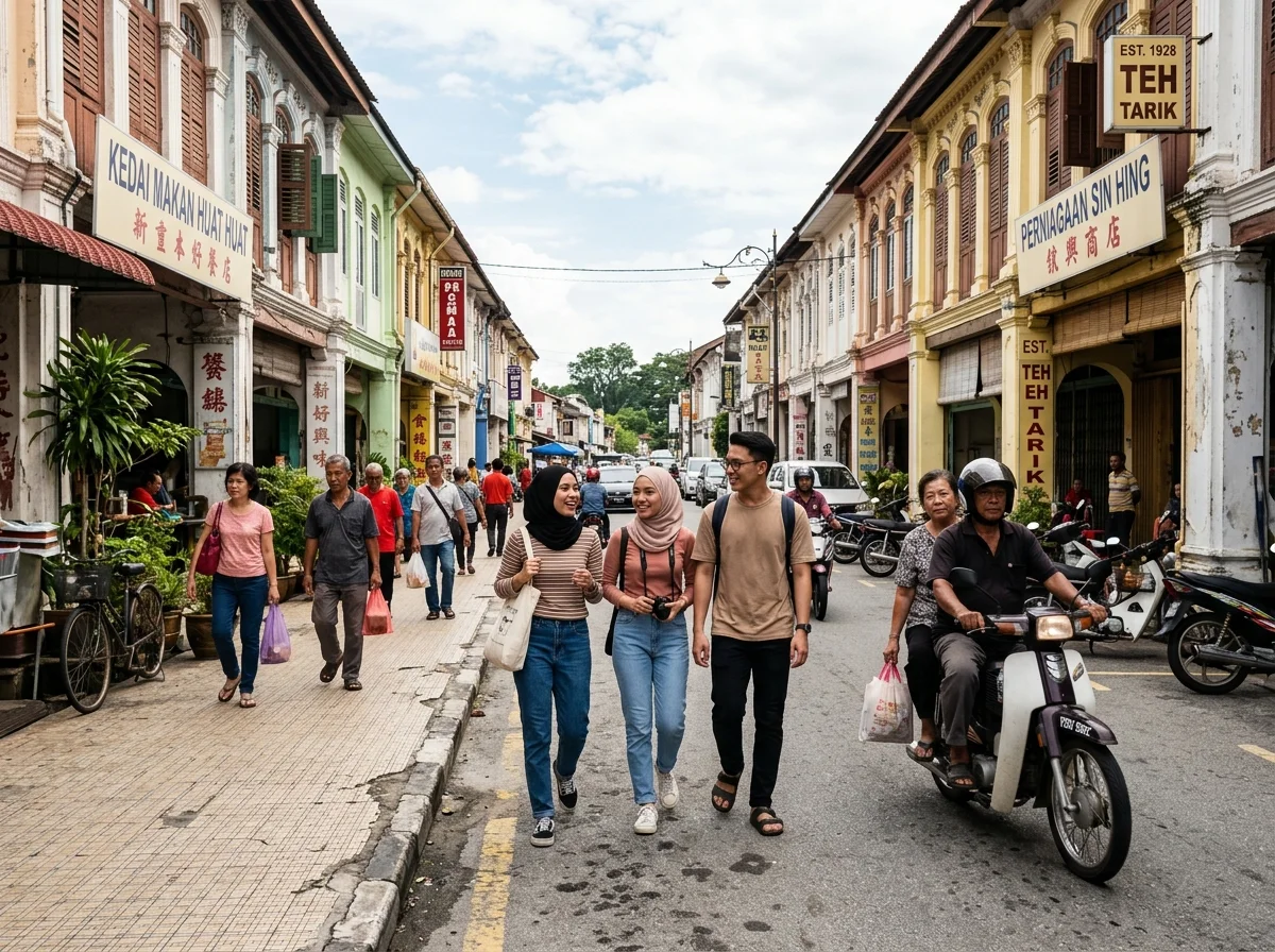Bergerak dalam bandar diraja Kuala Kangsar