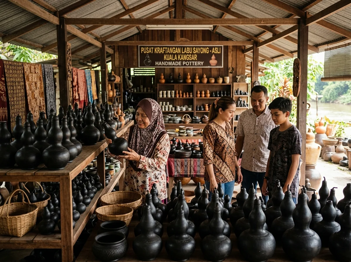 Pusat kraf labu Sayong di Kuala Kangsar