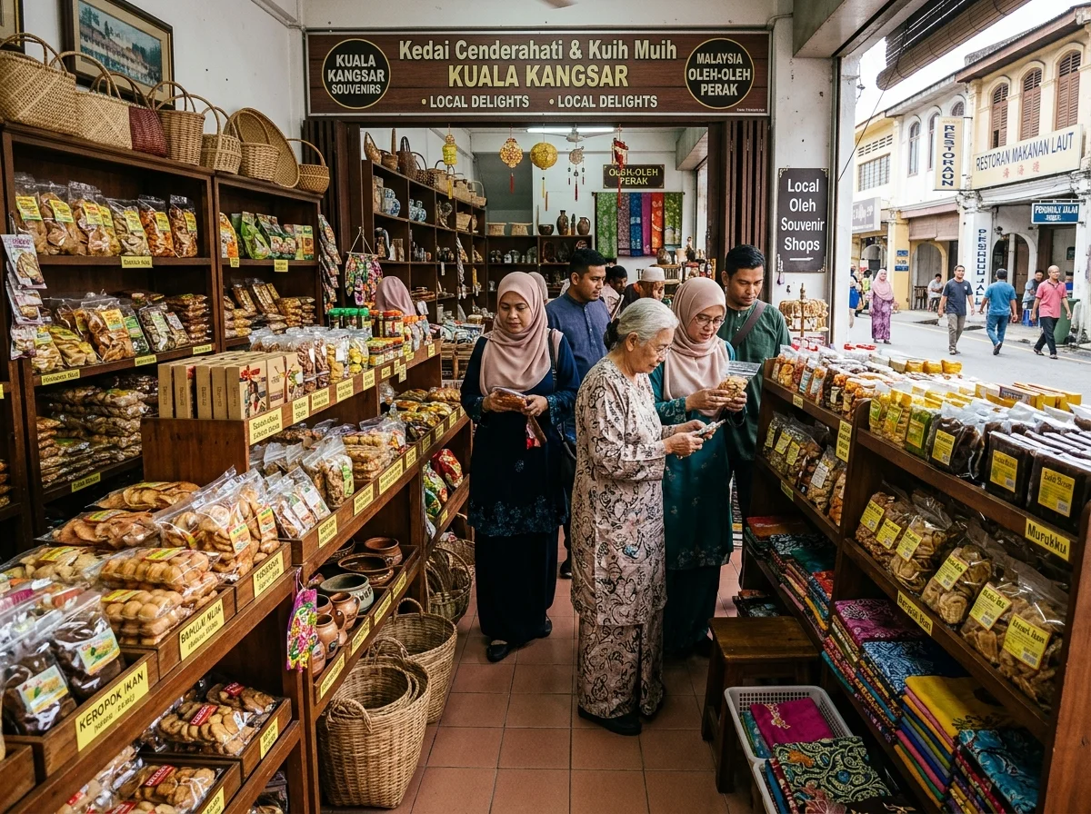 Kedai oleh-oleh dan makanan di Kuala Kangsar