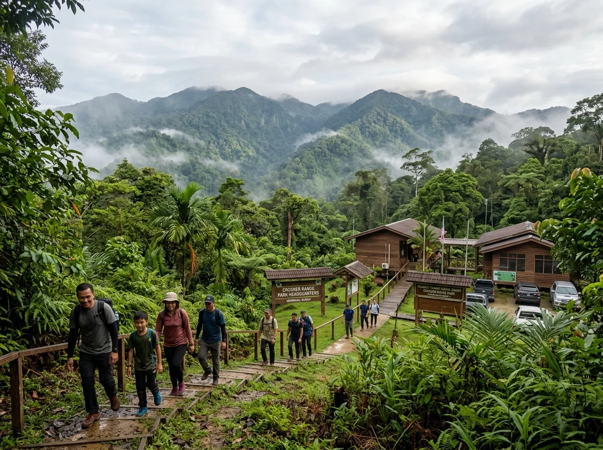 Taman Banjaran Crocker berhampiran Keningau