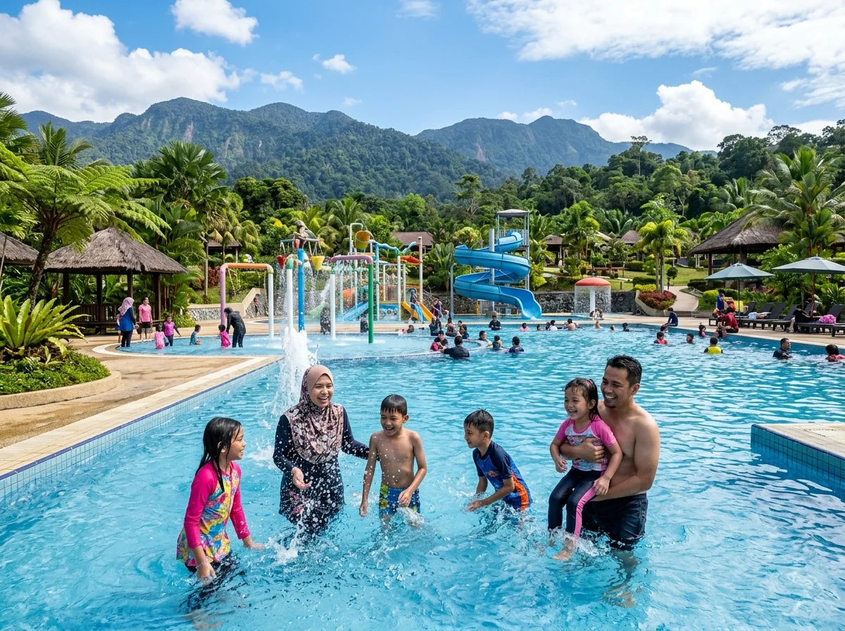 Kolam Resort Keningau untuk kanak-kanak
