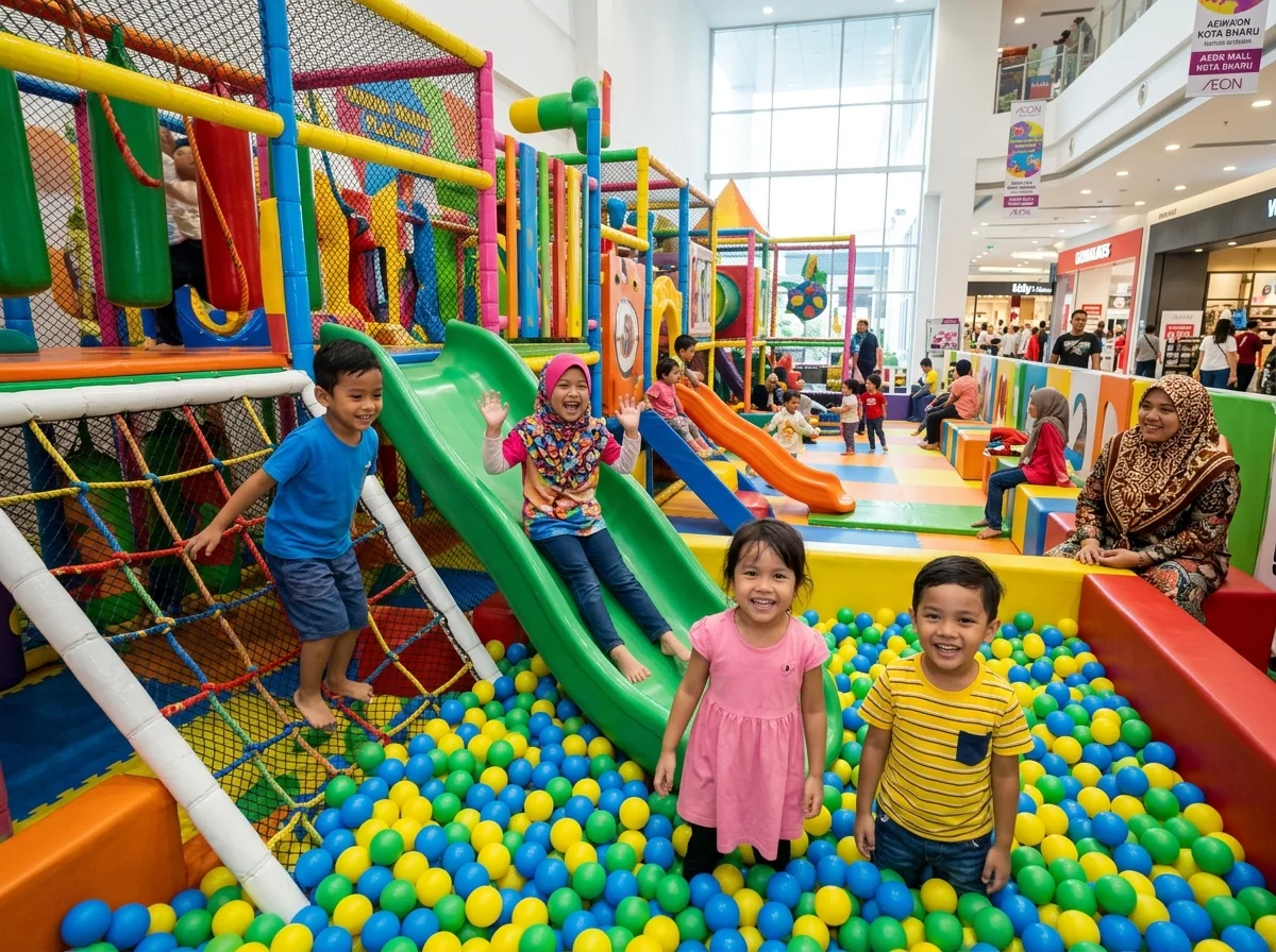 Kawasan permainan kanak-kanak di KB Mall Kota Bharu