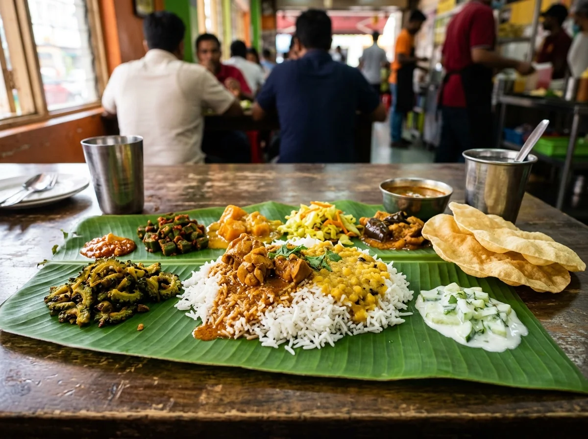Banana leaf rice Brickfields