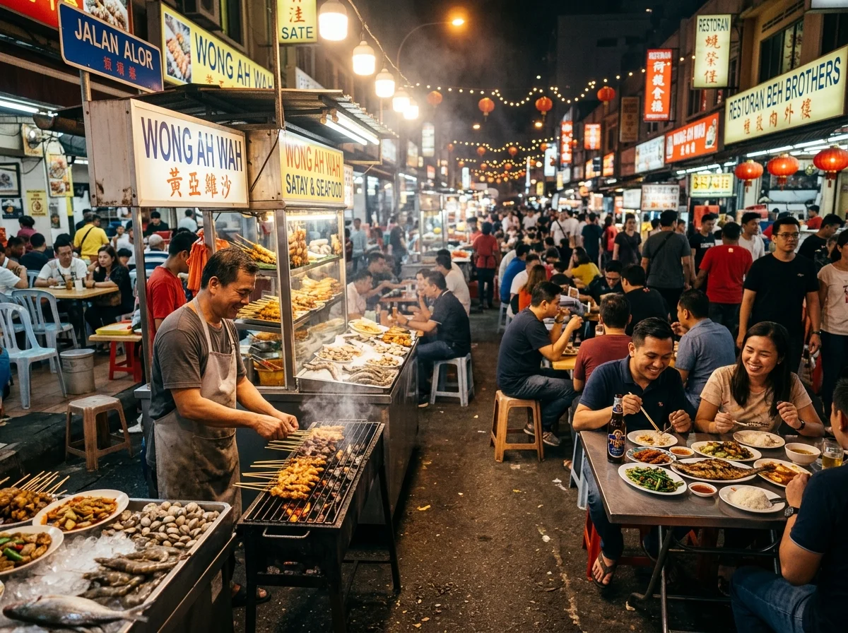 Makanan jalanan Jalan Alor
