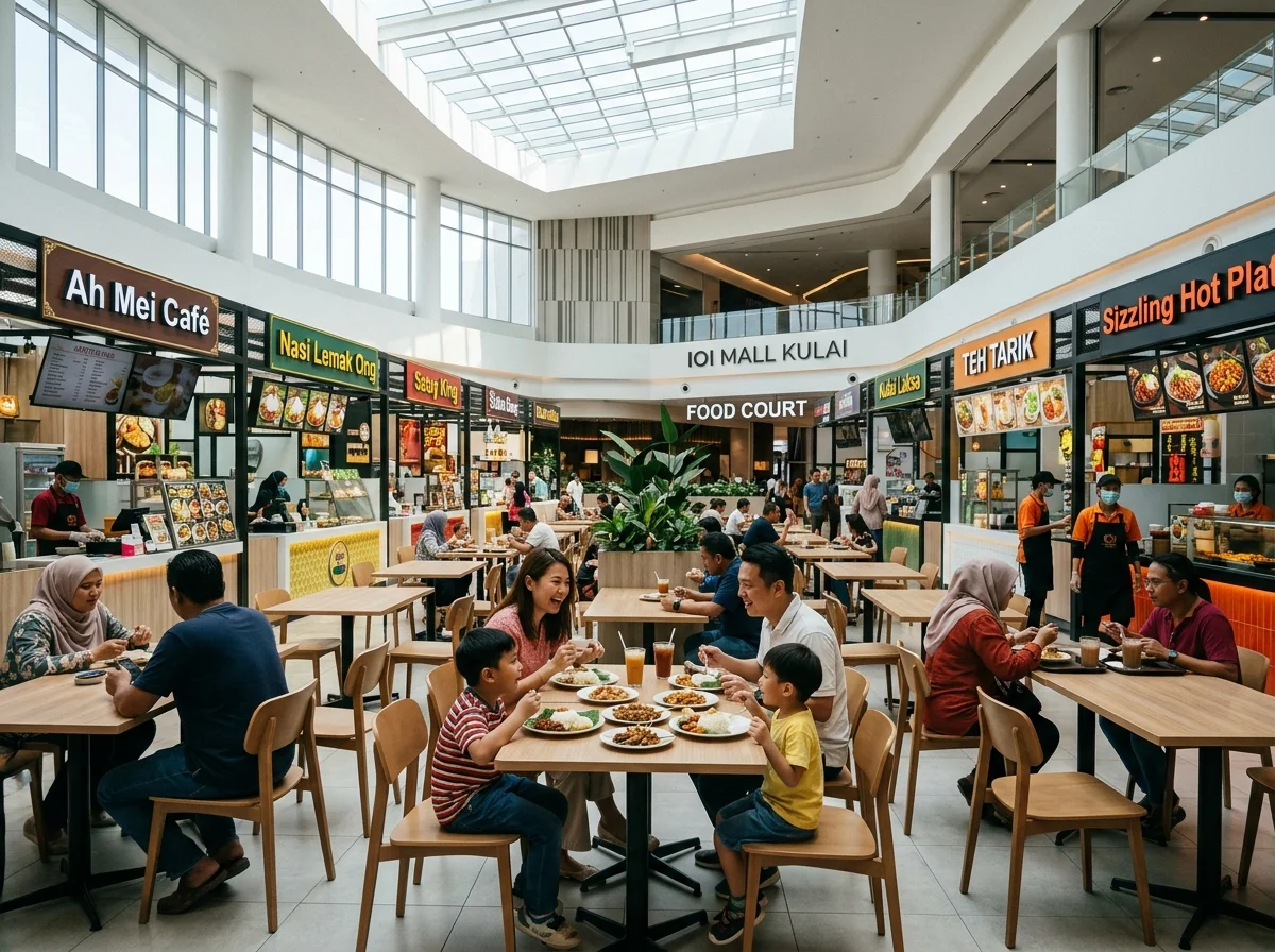 Medan selera di mall Kulai