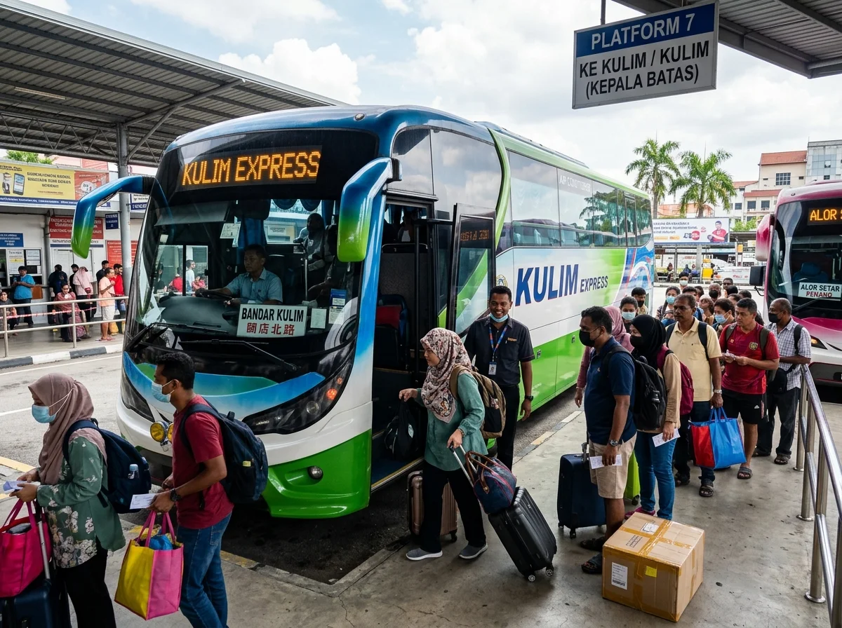 Bas ekspres ke Kulim dari Butterworth