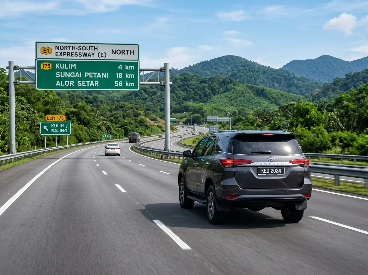 Memandu ke Kulim ikut Lebuhraya Utara-Selatan