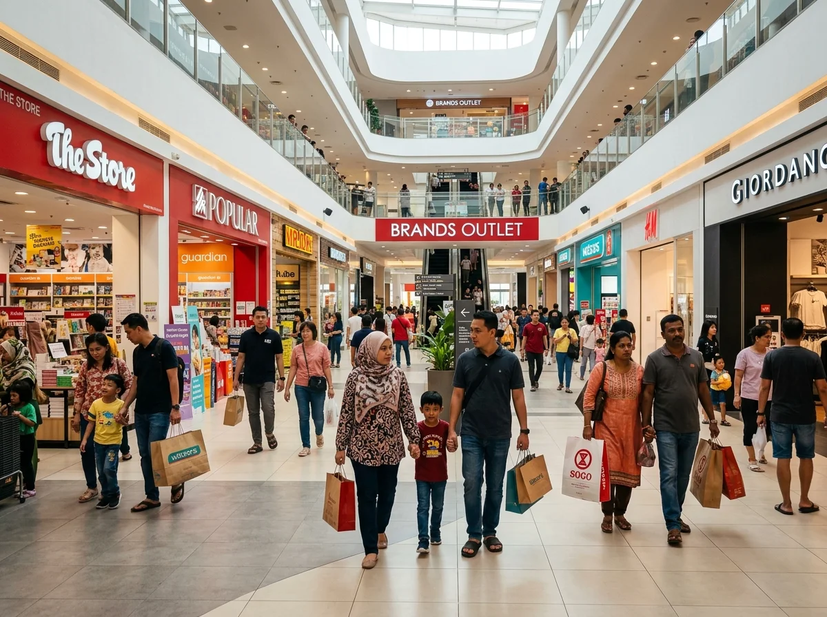 Membeli-belah di Kulim Landmark Central