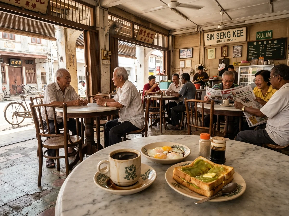 Kopitiam lama di pekan Kulim