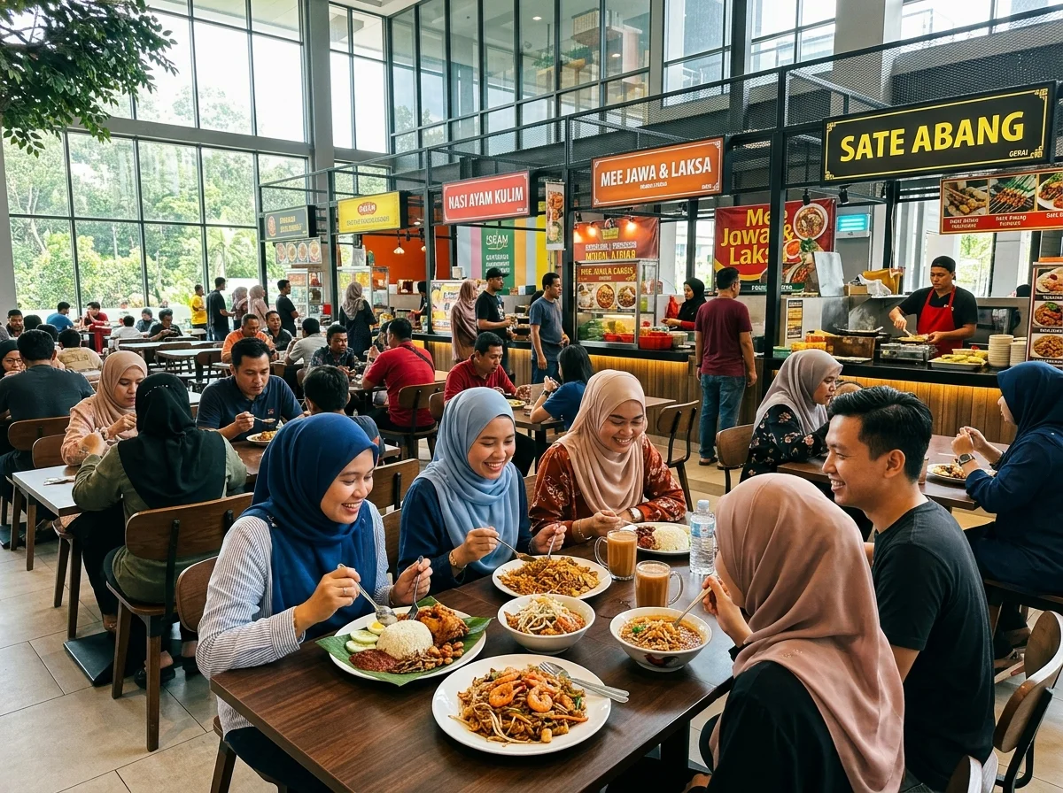 Medan selera di Kulim Landmark Central
