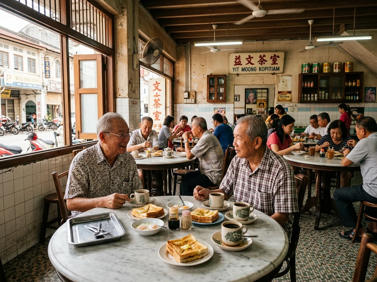 Kopitiam tradisional di pekan lama Kluang