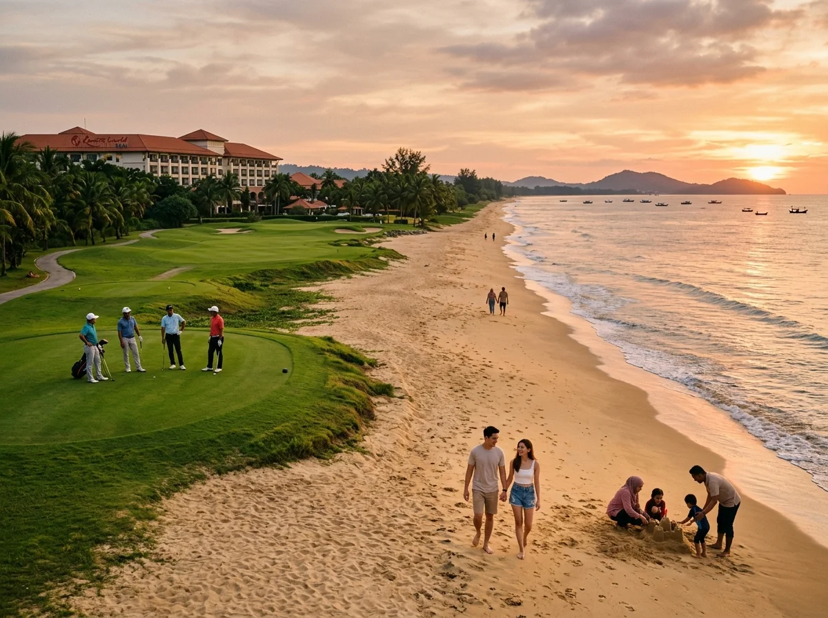 Pantai dan padang golf Resorts World Kijal