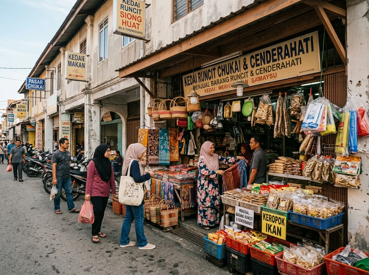 Kedai keperluan harian di Chukai Kemaman