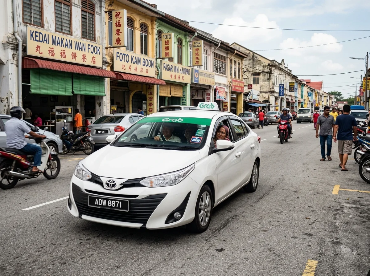 Bergerak dalam bandar Kampar dengan e-hailing